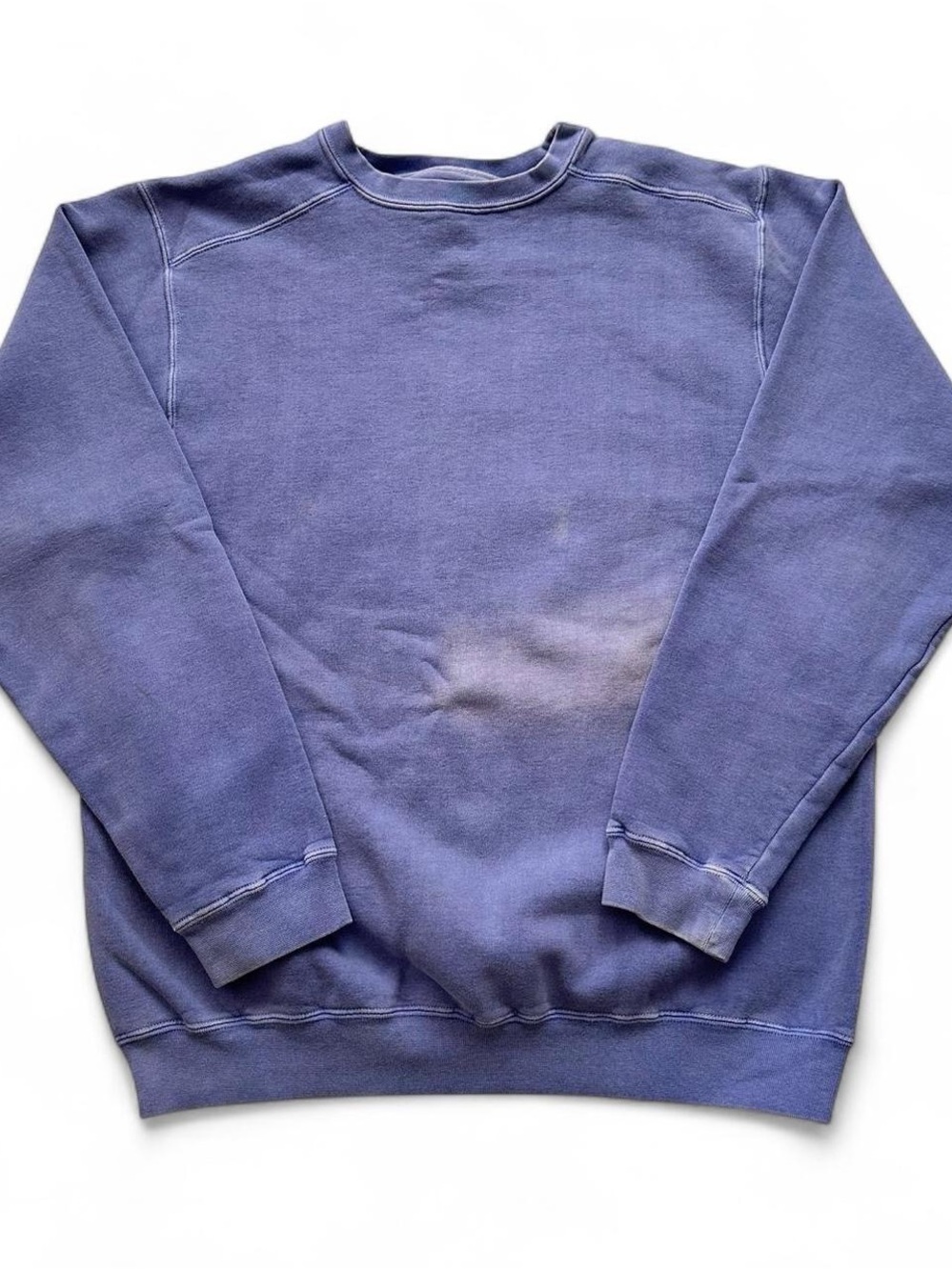 Vintage 1990s Authentic Pigment Classic Crewneck Sweatshirt - Blue medium